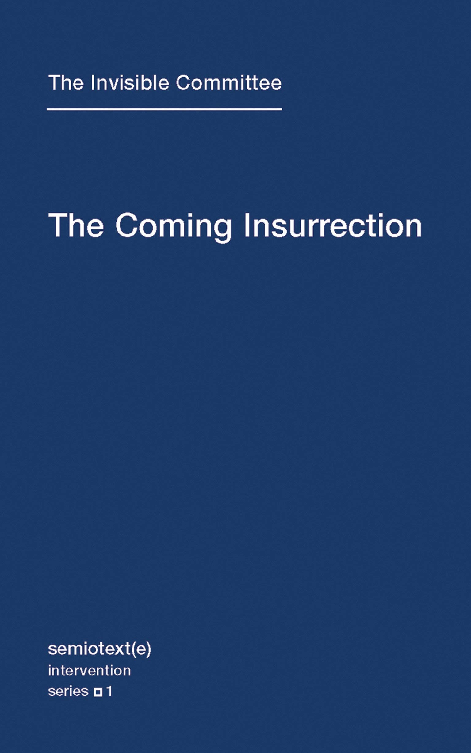 Cover of The Coming Insurrection